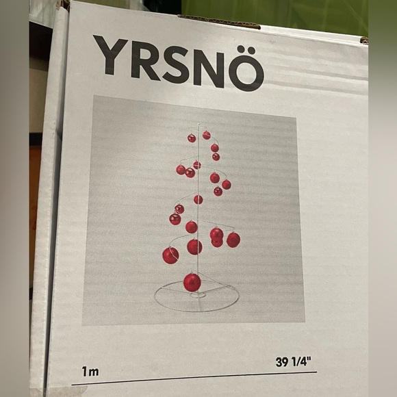 IKEA Holiday Discontinued Ikea Yrsno Metal Spiral Christmas Tree